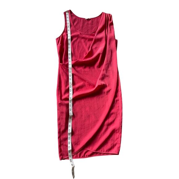 L’AGENCE Womens/Teen Cocktail Mini Dress One Shoulder Pleated Draped Size 4 - Picture 3 of 9